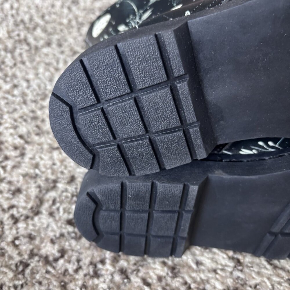 Rogue + Wolf  Twilight Garden Boot Vegan Leather Doc-Style Black Girls Size 4.5 - Picture 13 of 14